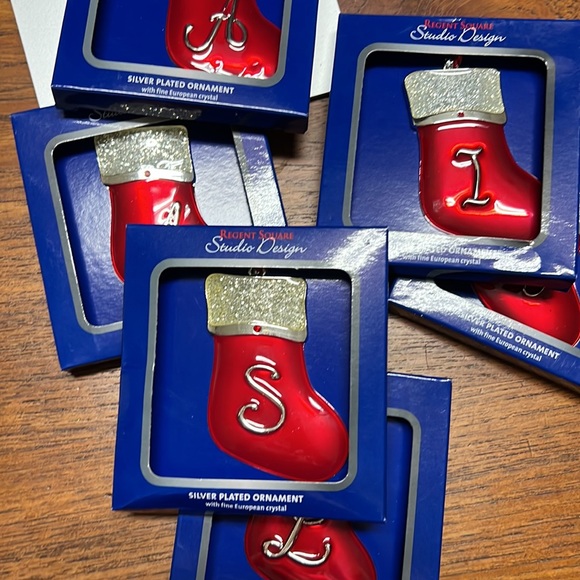 Regent Square Studio Design Collectible Ornament Christmas Red Stocking - Picture 1 of 7